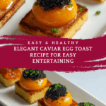 Caviar Egg Toast Recipe
