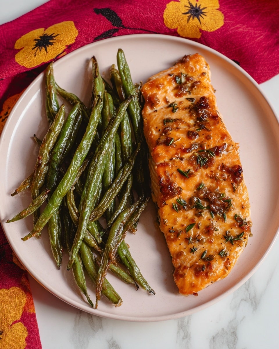 The image shows three cooked chicken breasts in a white pan with a red handle, covered in a shiny brown sauce. The chicken pieces are golden brown with some char marks and sprinkled with small green herbs. The sauce pools around the chicken, showing thicker and thinner areas with a glossy texture. The background has a white marbled surface visible around the pan edges. photo taken with an iphone --ar 4:5 --v 7