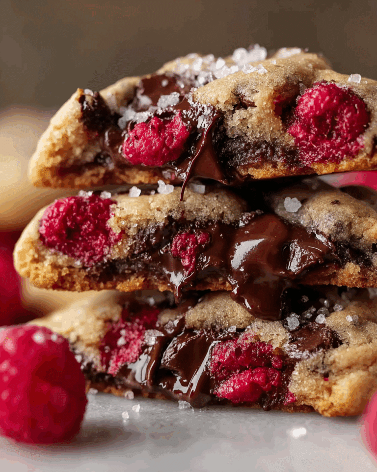 Raspberry Chocolate Chunk Cookies Recipe