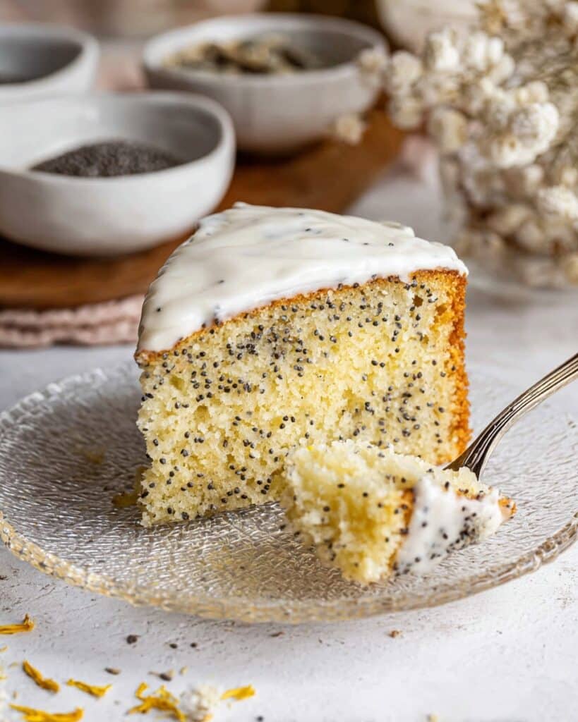 Vegan Lemon Poppy Seed Cake Recipe