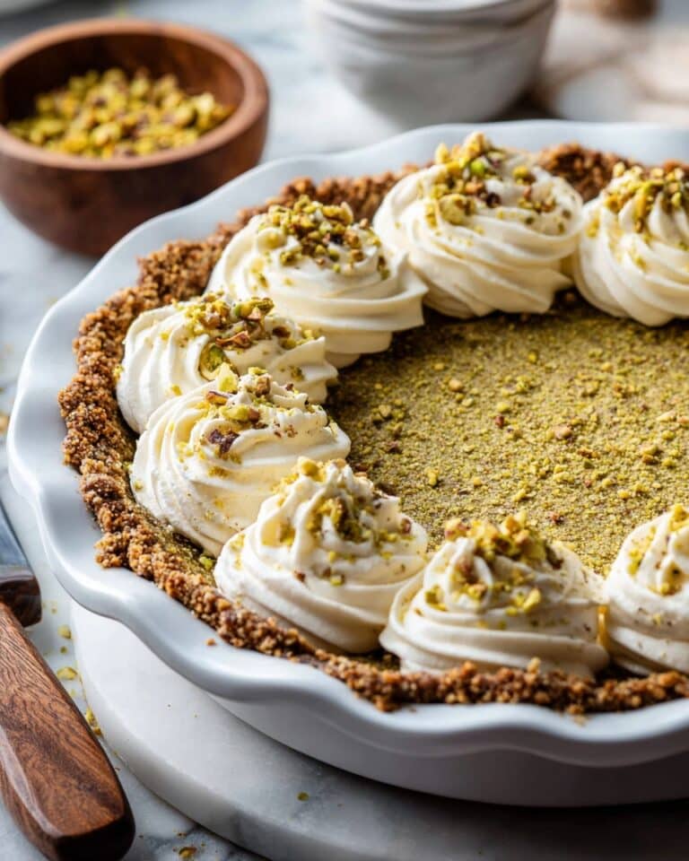 Pistachio Custard Pie Recipe