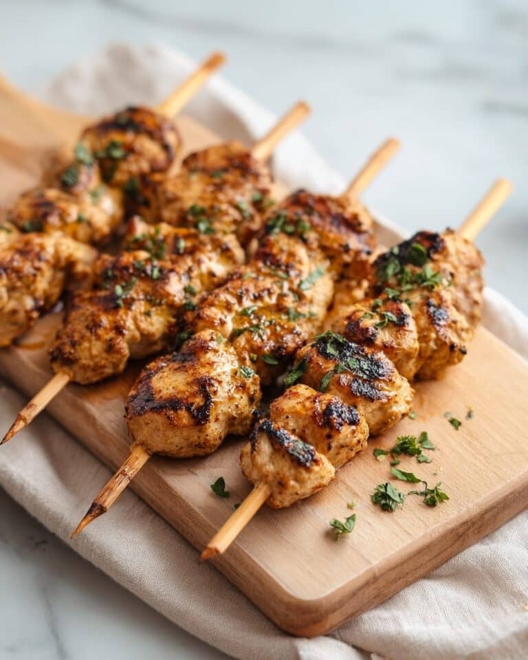 Chicken Satay Skewers Recipe