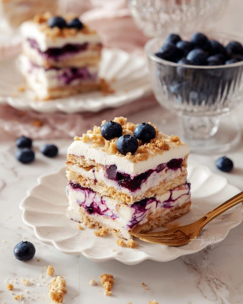 Vegan Blueberry Tiramisu Recipe