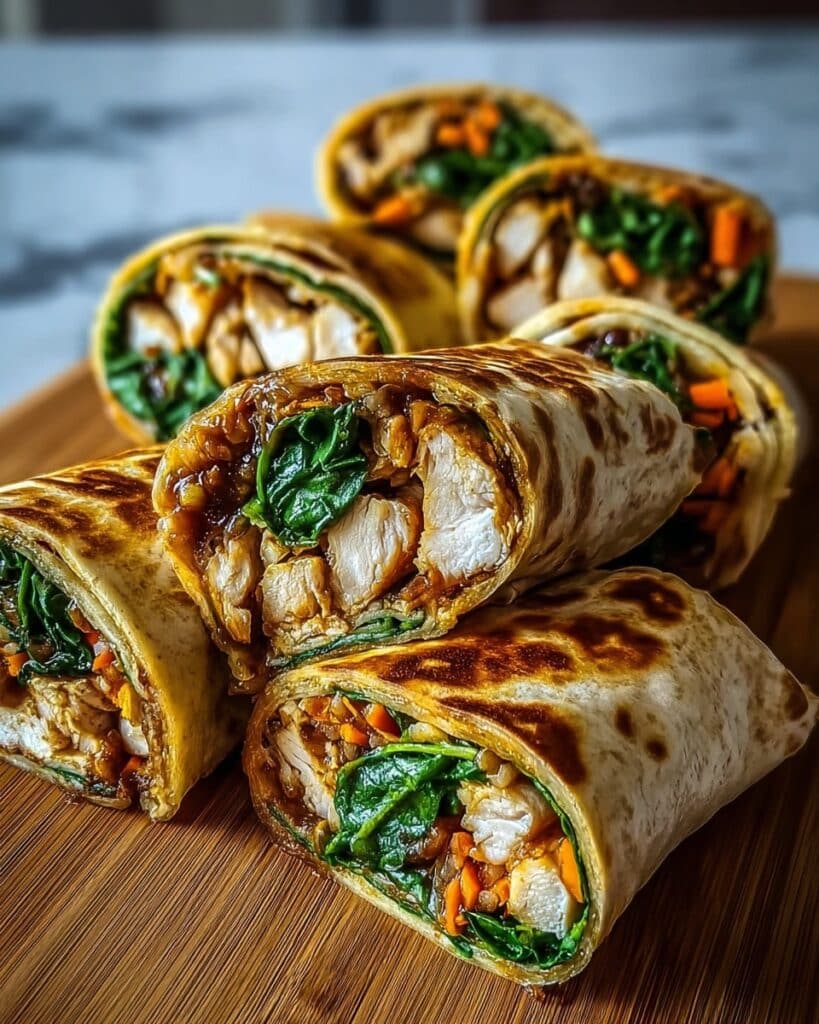 Sweet Chili Chicken Wraps Recipe