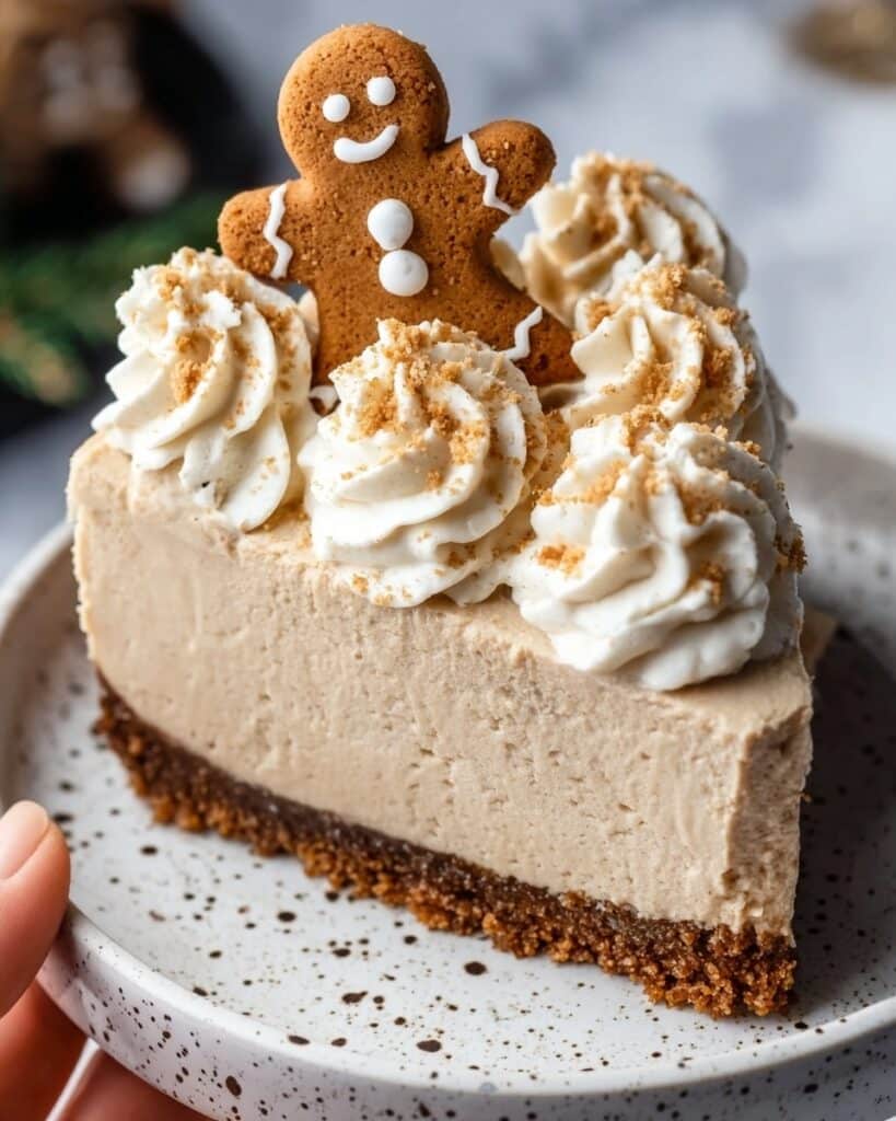 No Bake Gingerbread Cheesecake Recipe