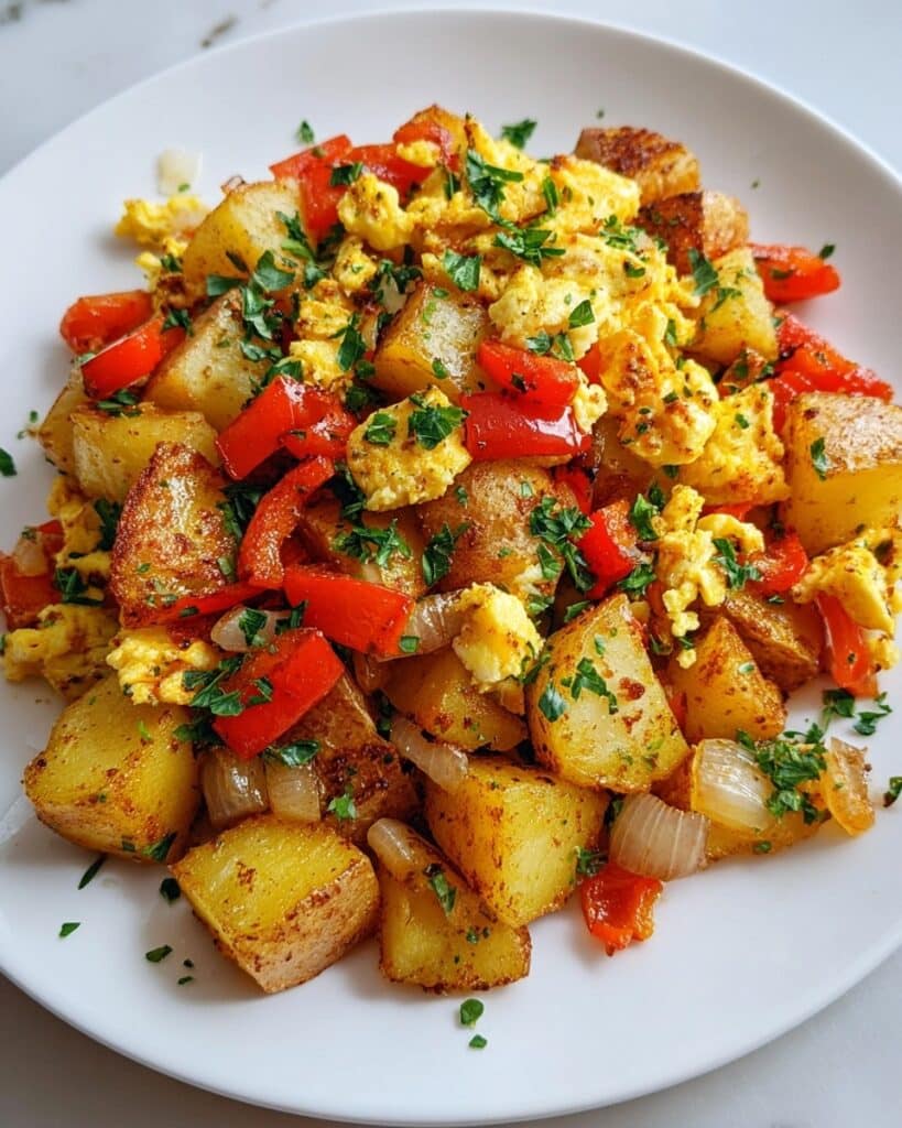 Potato Egg Scramble Recipe