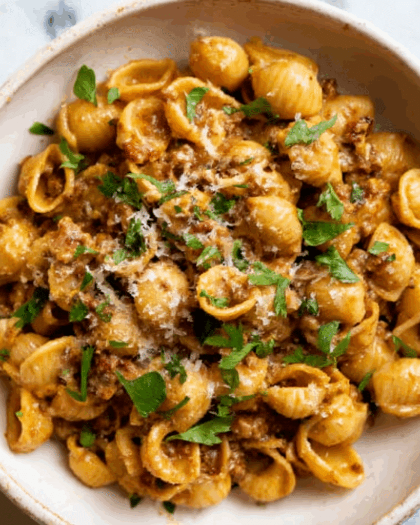 Vegan Caramelized Onion Pasta Recipe