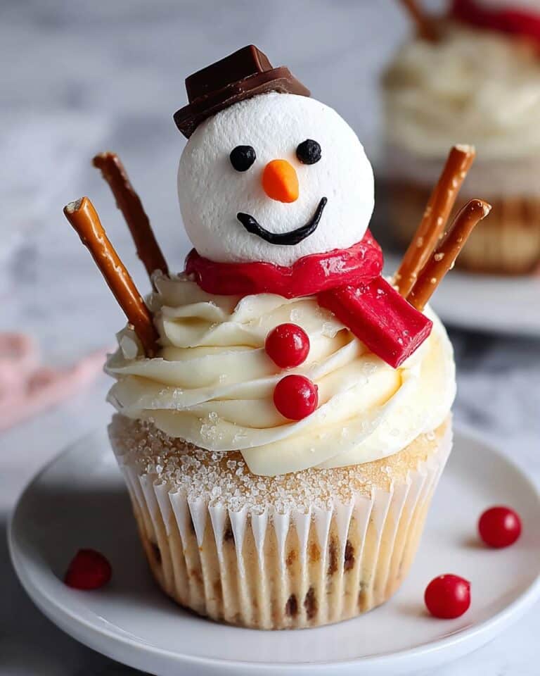 Snowman Cupcakes Recipe