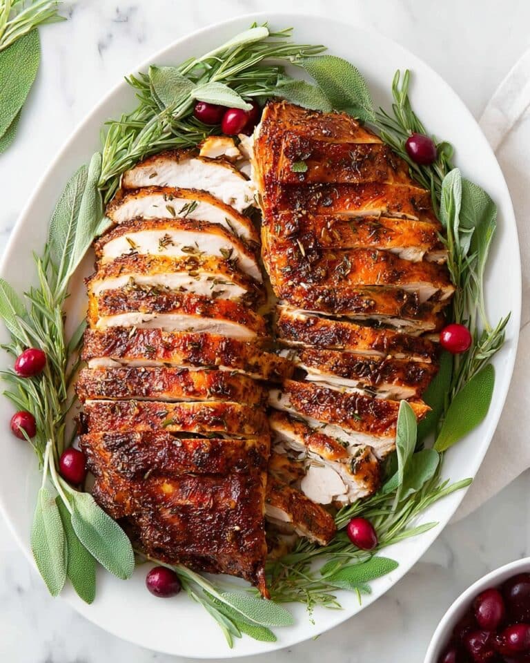 Juicy Oven Roasted Turkey Breast Recipe