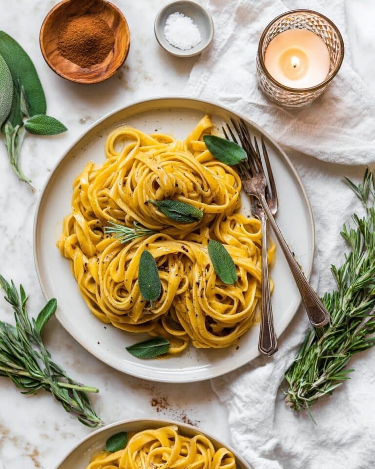 Creamy Vegan Pumpkin Pasta (Nut Free + Gluten Free) Recipe