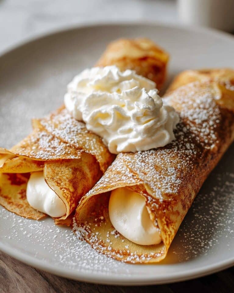Pumpkin Cinnamon Crepes with Mascarpone Filling Recipe