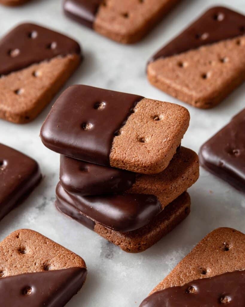 30-Minute Chocolate Shortbread Biscuits Recipe