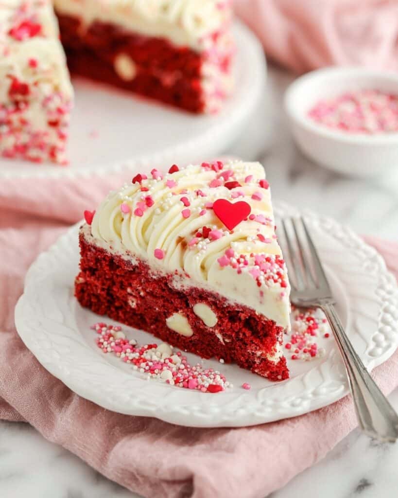 Red Velvet Cookie Cake Recipe