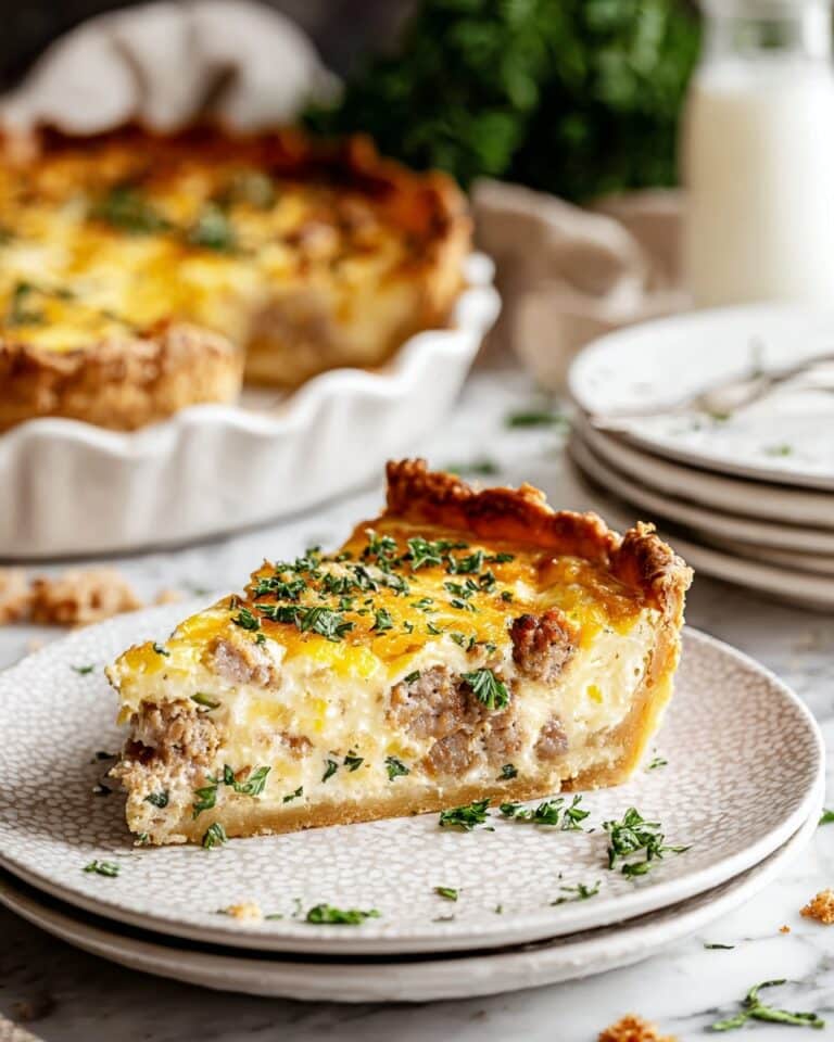Easy Make-Ahead French Quiche with Cheese and Veggies Recipe