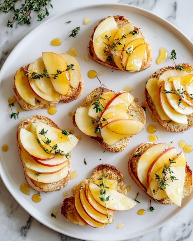 Apple and Cheddar Crostini Recipe