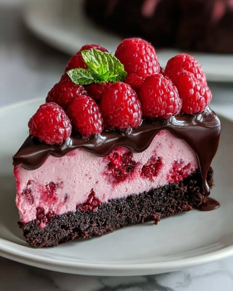 Irresistible Dark Chocolate Raspberry Cheesecake Recipe