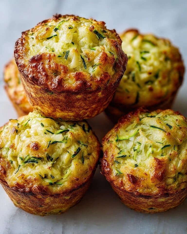Crispy Parmesan Zucchini Potato Muffins Recipe