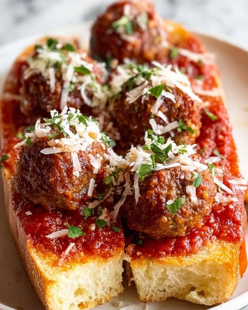 Savory Italian-Style Baked Meatball Subs Recipe