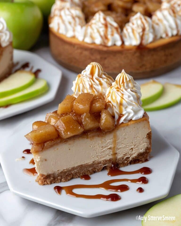 Apple Pie Caramel Cheesecake Recipe