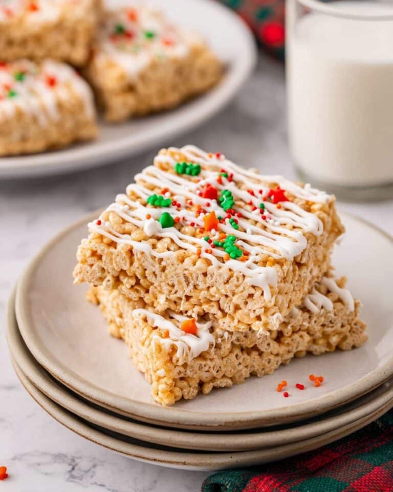 Gingerbread Rice Krispie Treats Recipe