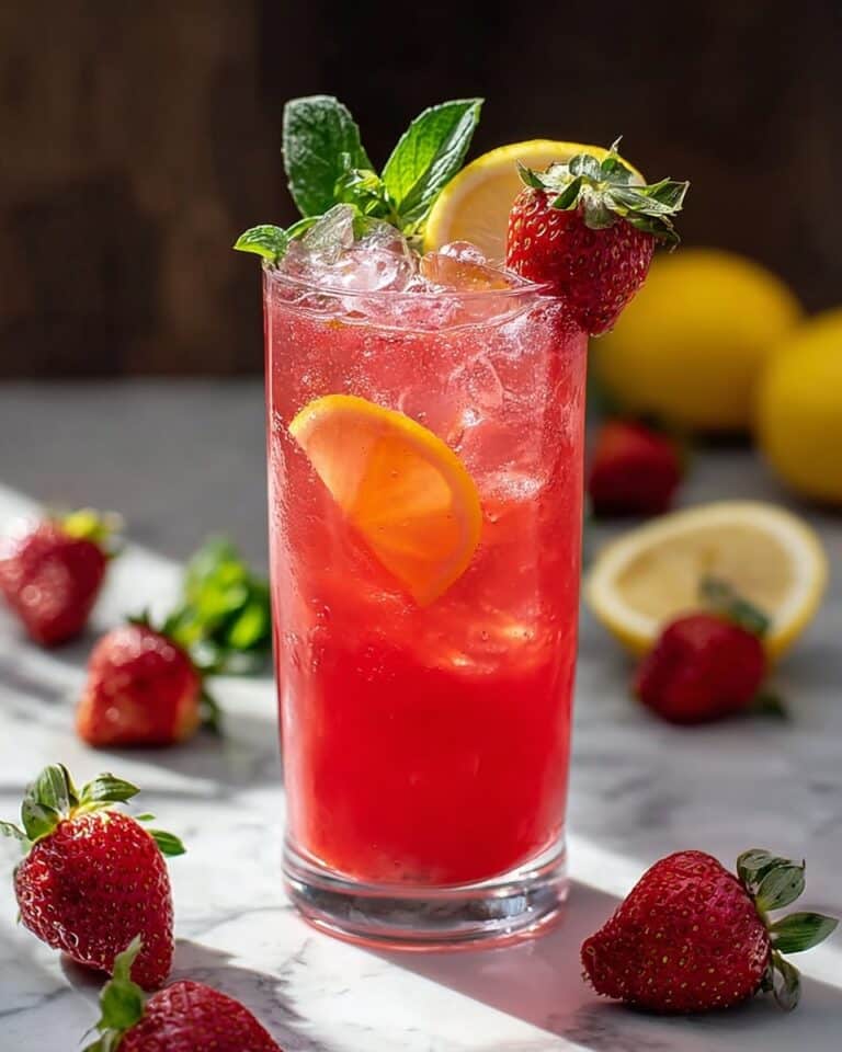 Hibiscus Strawberry Lemonade Recipe
