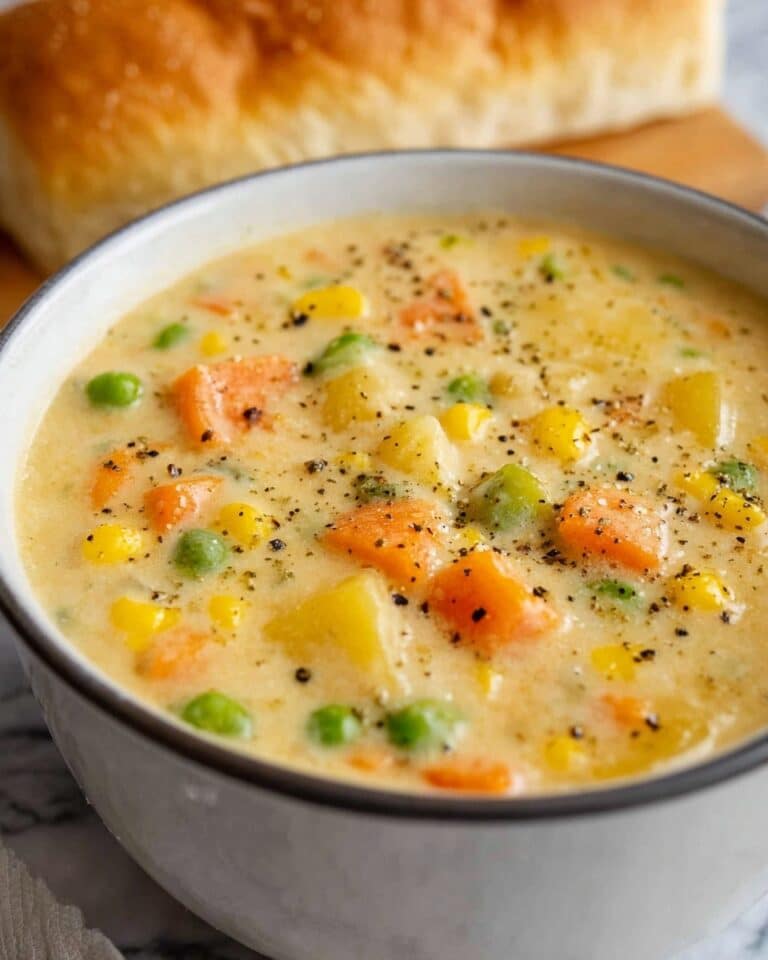 Pressure Cooker Copycat Dixie Stampede Creamy Vegetable Soup Recipe