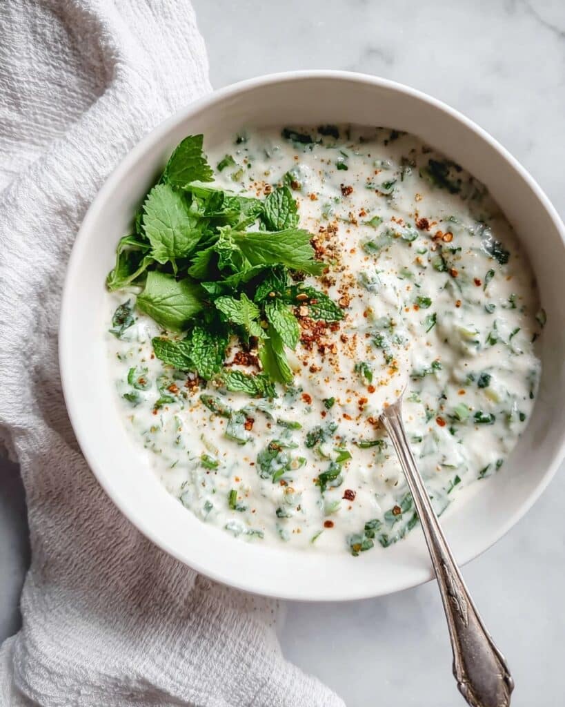 Vegan Raita (Indian Yogurt Dip) Recipe