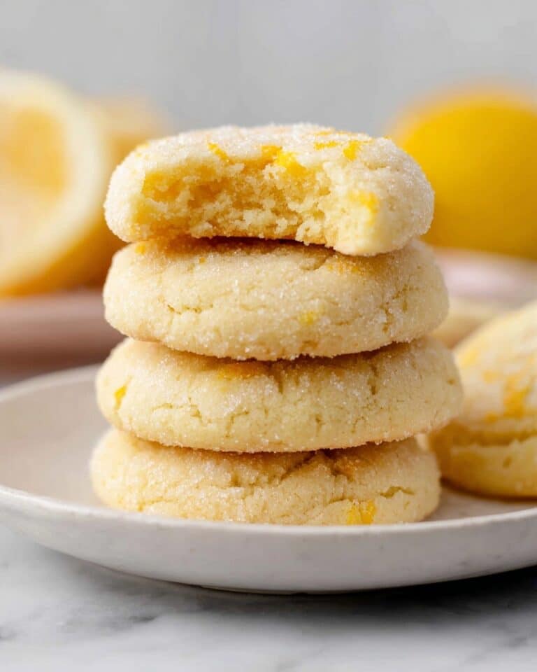 Easy Lemon Shortbread Cookies Recipe