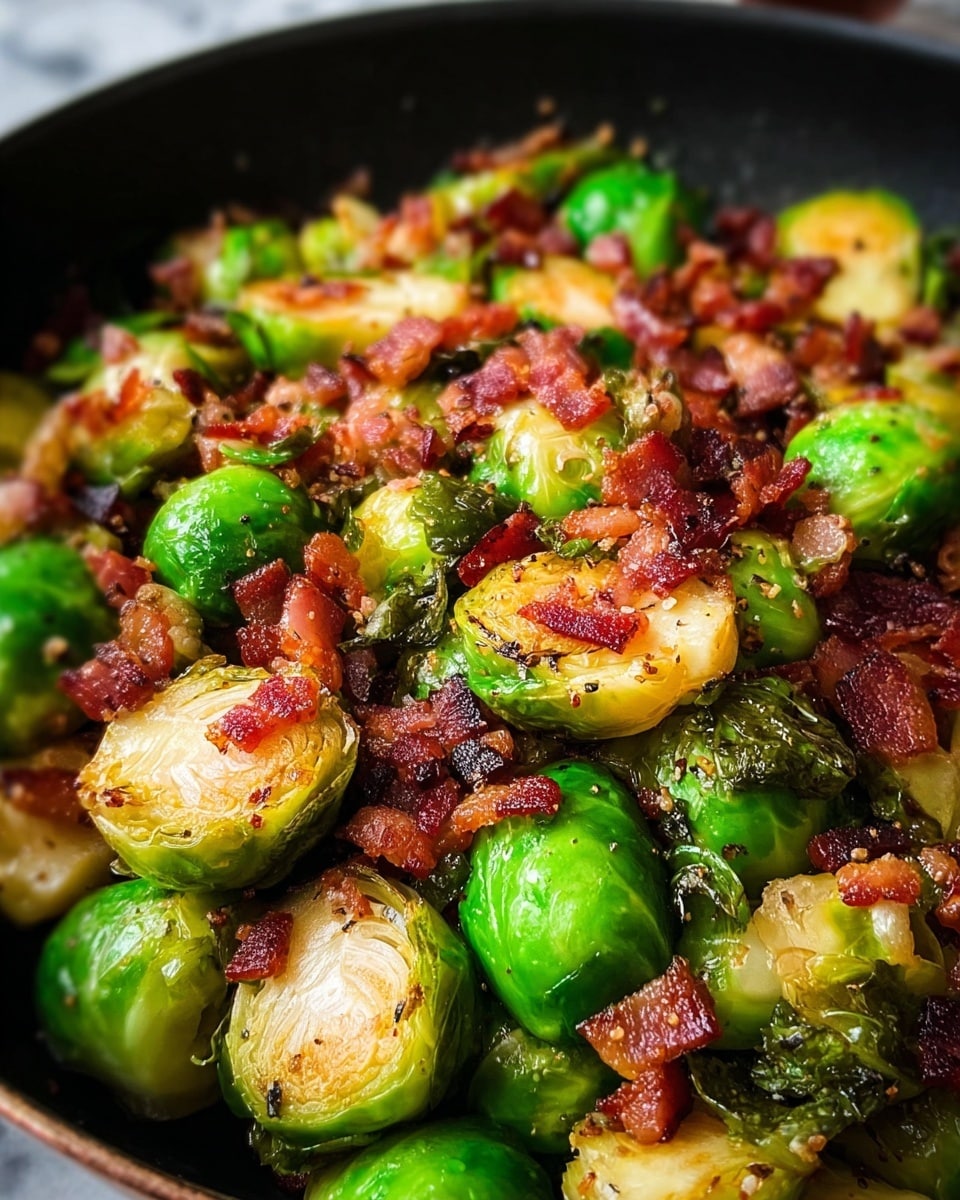 Christmas Brussels Sprouts with Bacon that Wow Your Guests Recipe