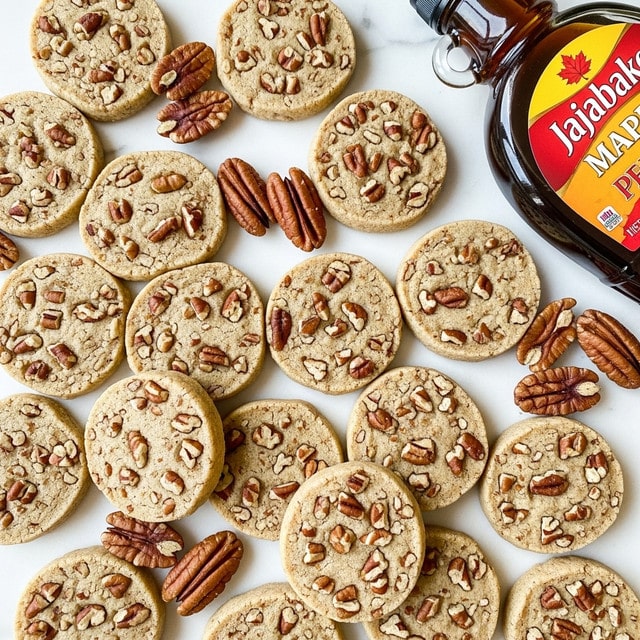 Maple Pecan Shortbread Cookies Recipe