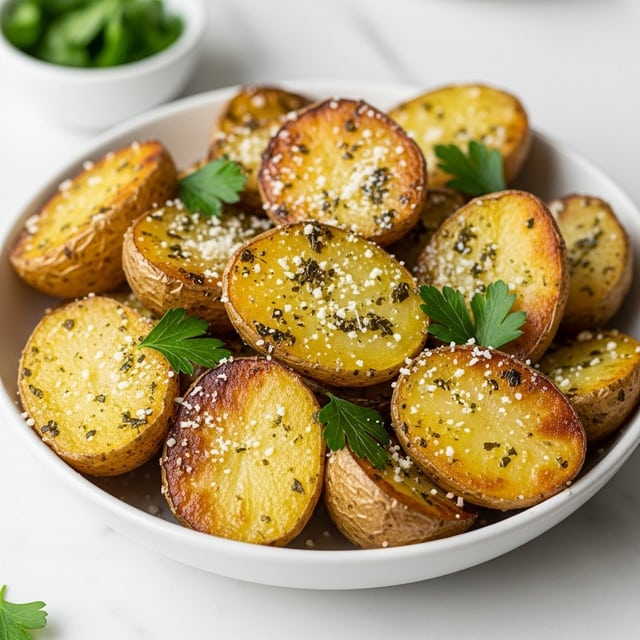 Parmesan Pesto Roasted Potatoes Recipe