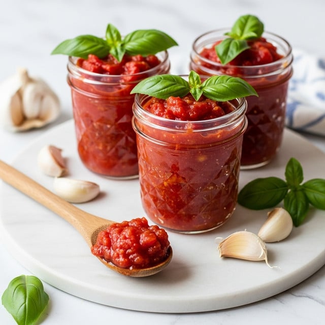 Homemade Canned Tomato Preserves Recipe