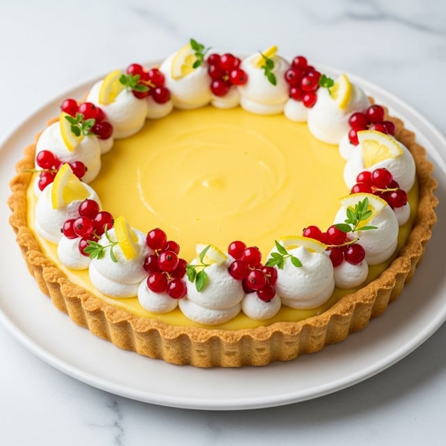 No-Bake Lemon Biscoff Tart Recipe