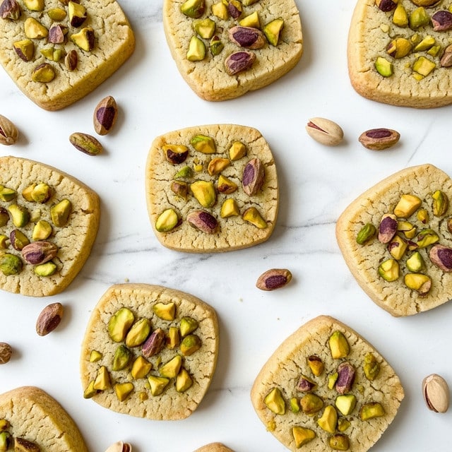 Pistachio Shortbread Cookies Recipe