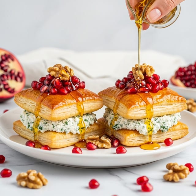 Brie & Walnut Puff Pastry Bites Recipe