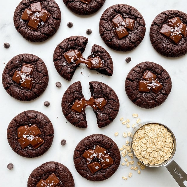 Oat Flour Double Chocolate Cookies Recipe