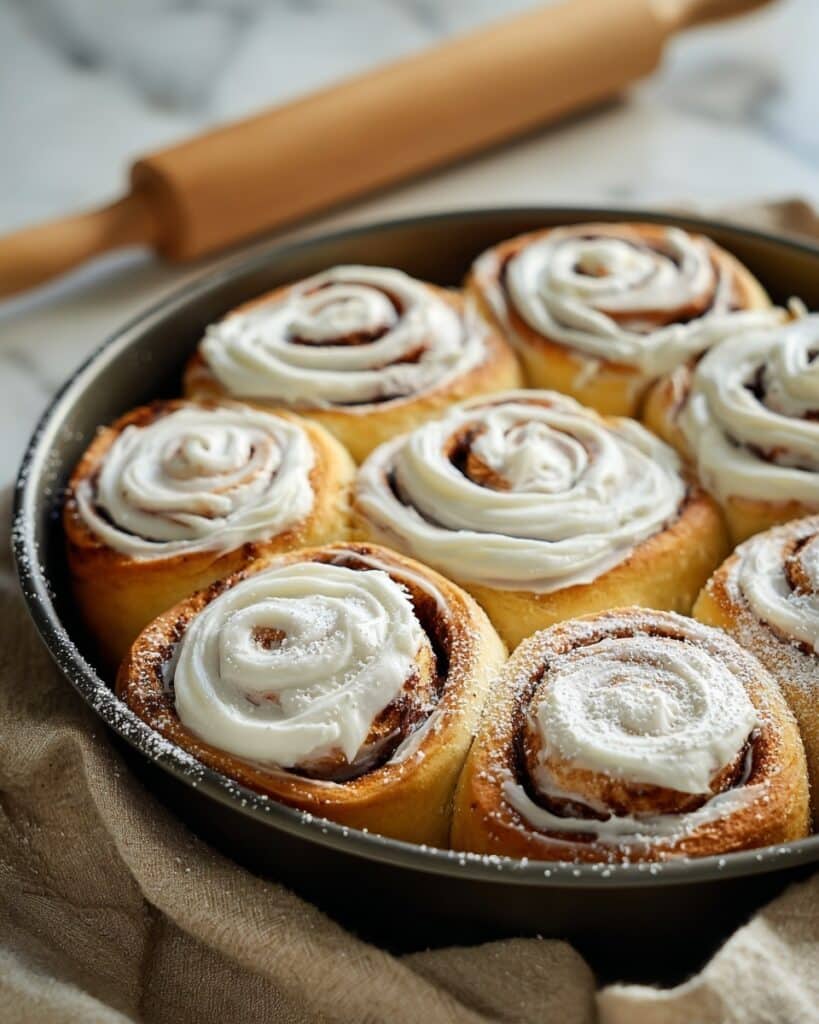 No-Knead Sourdough Cinnamon Rolls — Soft, Fluffy & Easy! Recipe