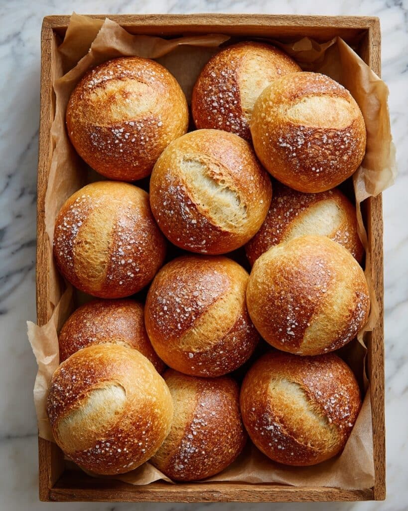 Mini Sourdough Bread Rolls in a Muffin Pan Recipe