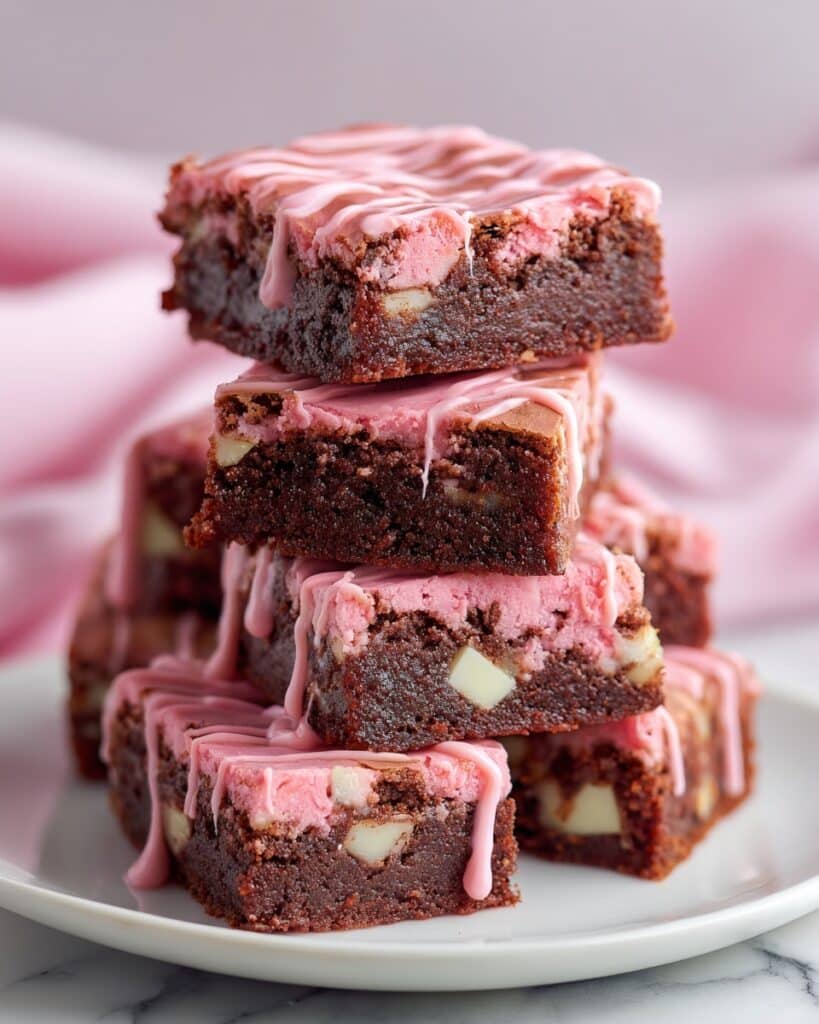 Fudgy Strawberry Brownies Recipe