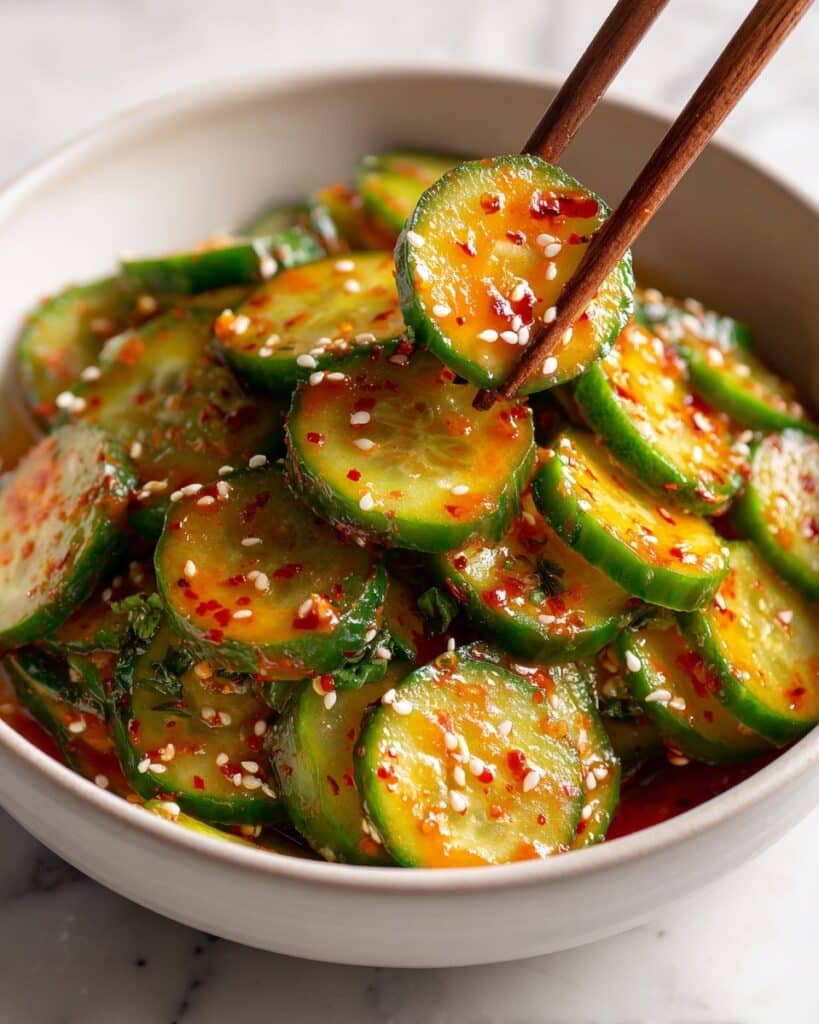 Easy Asian Cucumber Salad Recipe