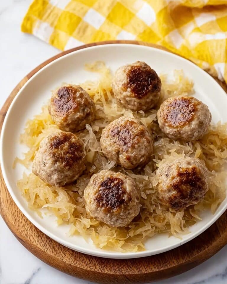Juicy Pork and Sauerkraut Balls Recipe