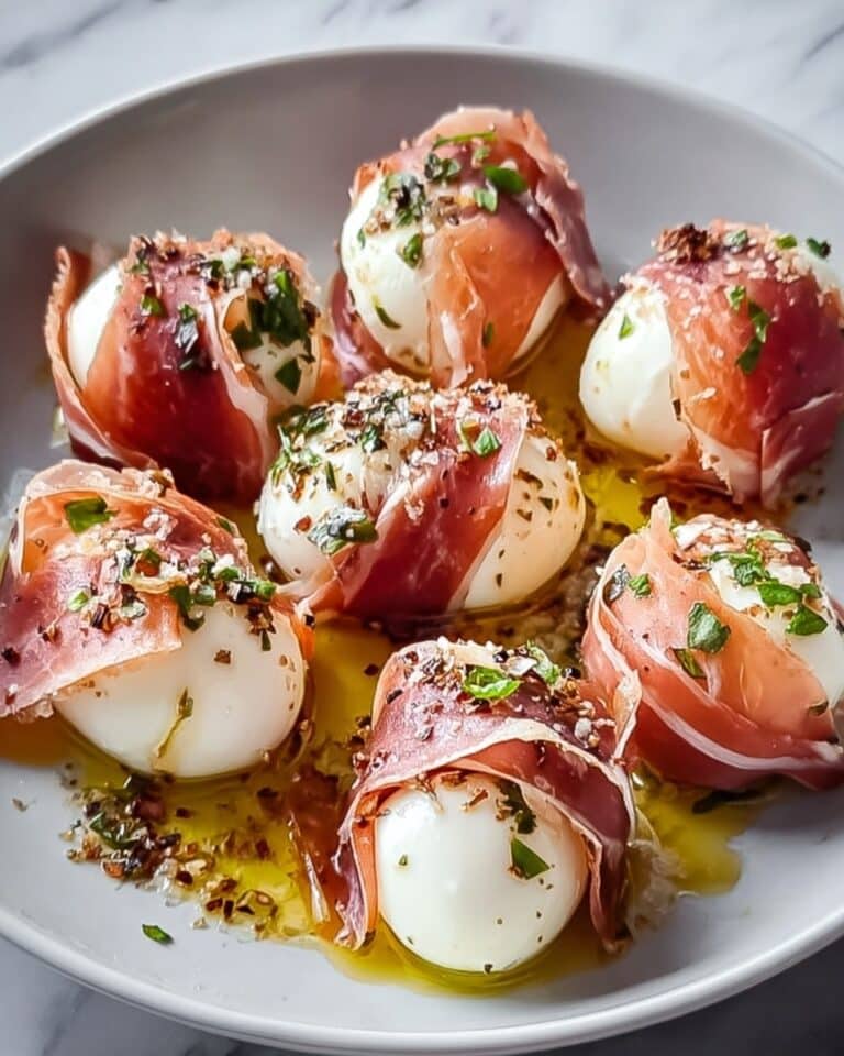 Prosciutto Wrapped Mozzarella Bites Recipe