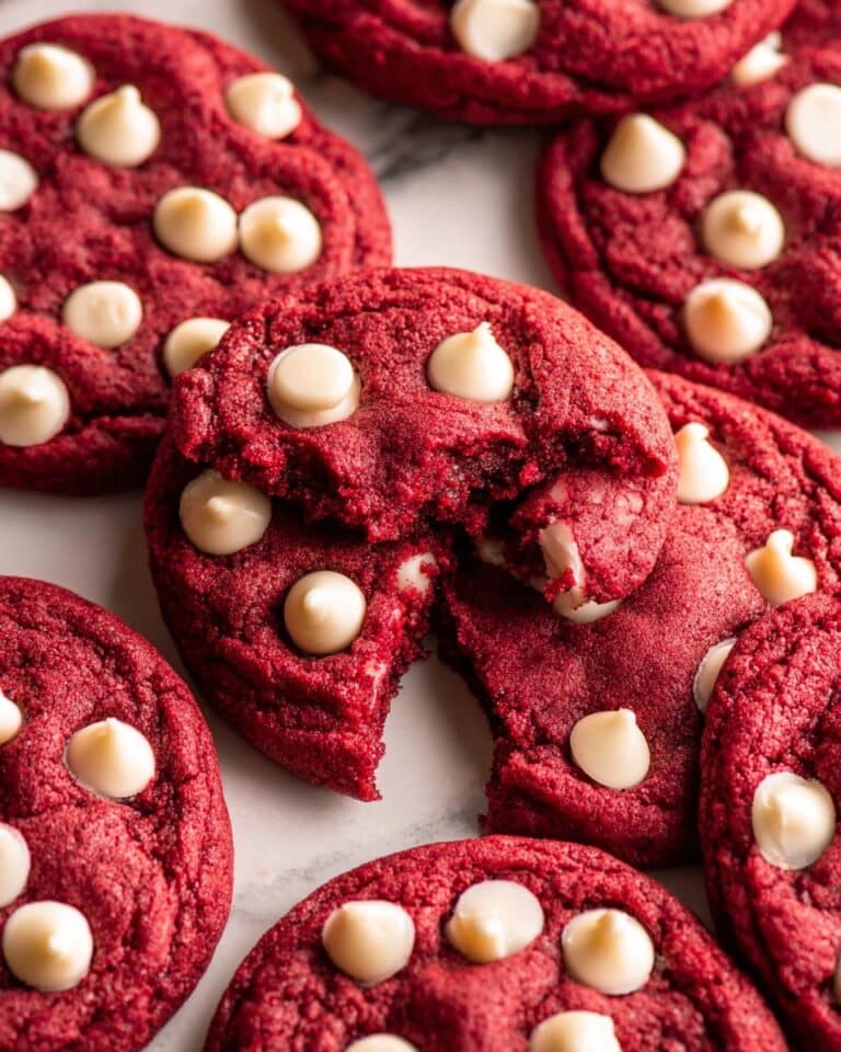 Red Velvet White Chocolate Cookies Recipe