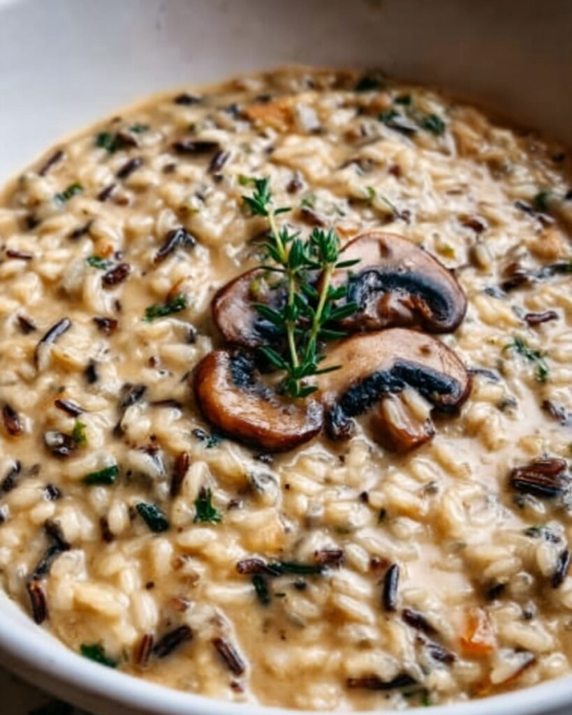Creamy Wild Rice and Mushroom Soup Recipe