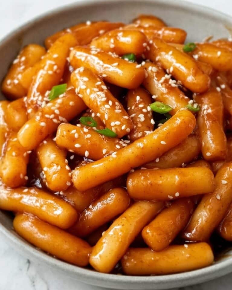 Sweet Soy Butter Korean Rice Cakes Recipe