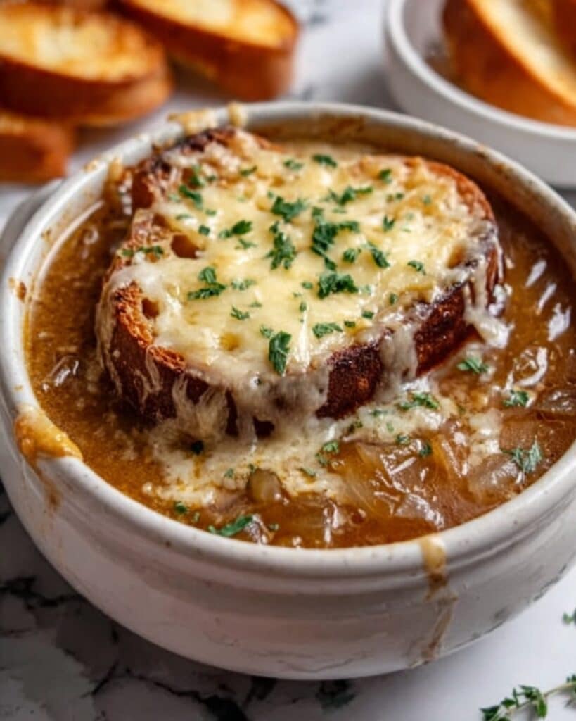French Onion Beef Short Rib Soup Recipe