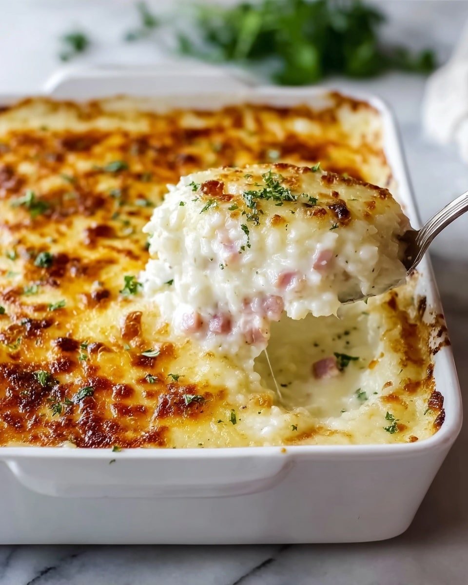 Creamy Chicken Cordon Bleu Casserole Recipe