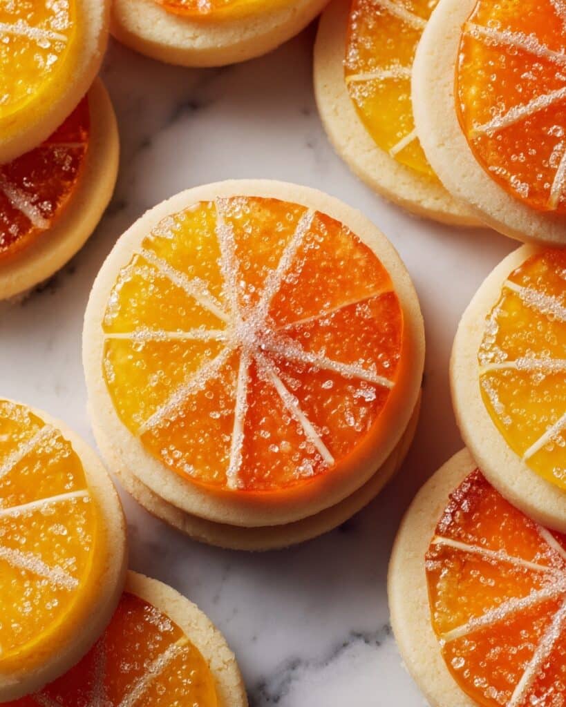 Festive Citrus Shortbread Cookies Recipe