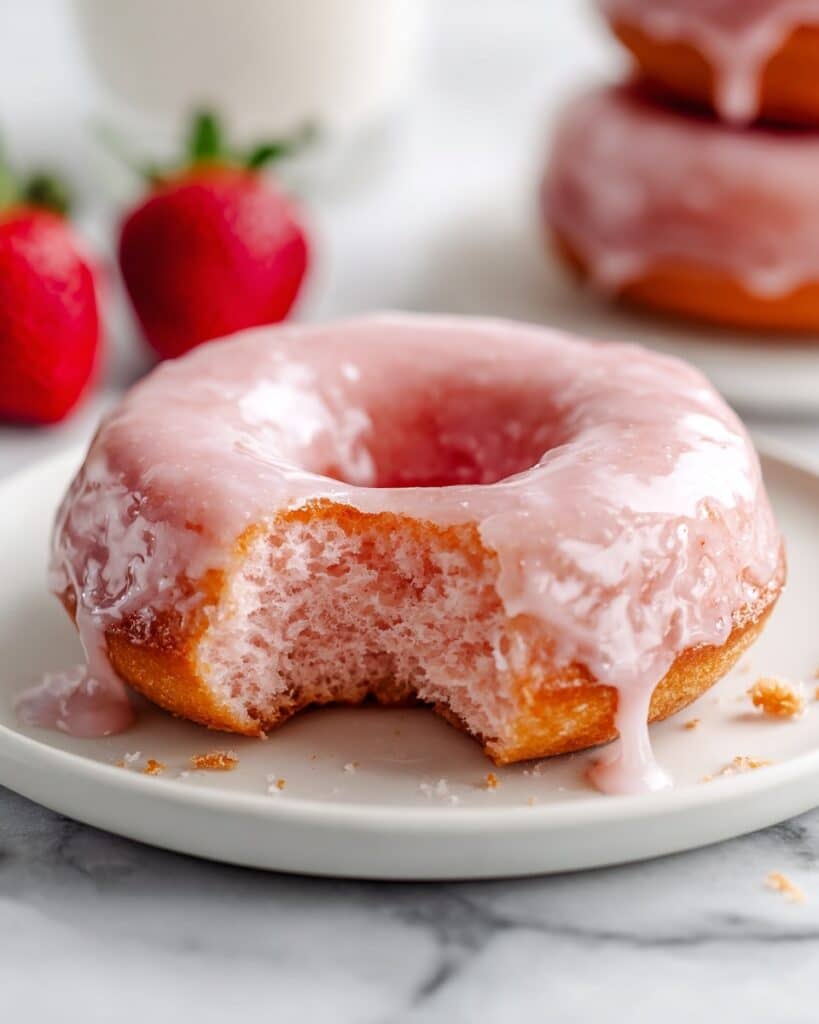 Classic Valentine’s Day Strawberry Donuts Recipe