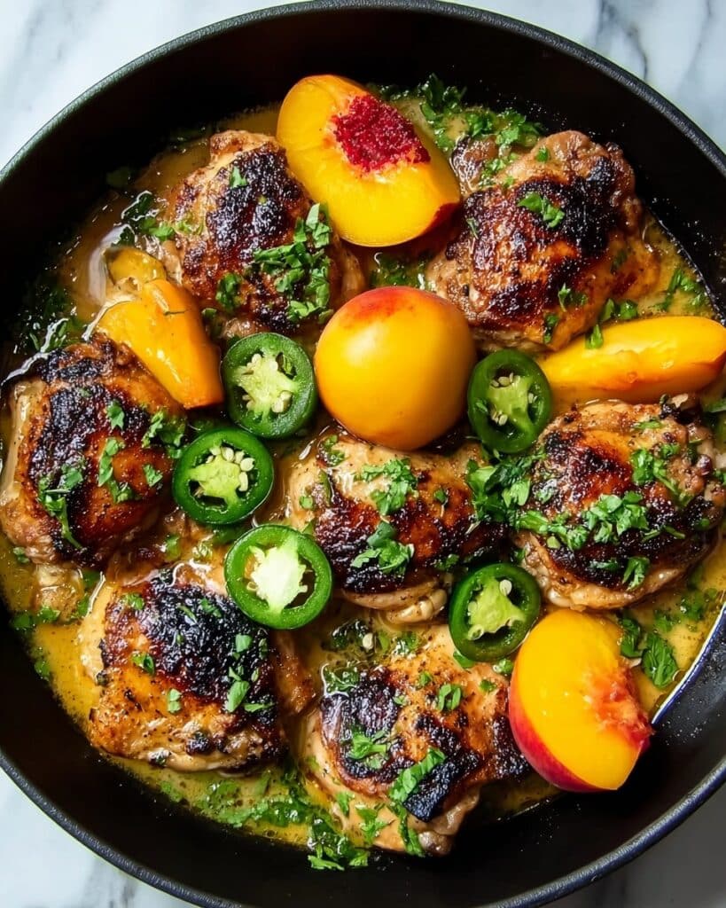 Jalapeno Peach Chicken Recipe